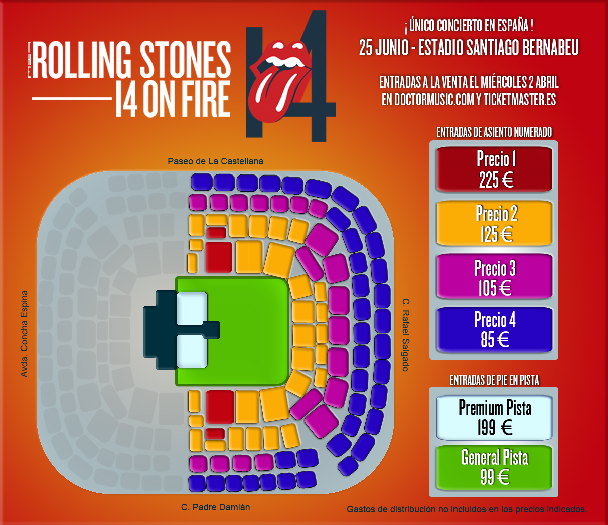 Concierto exclusivo este verano de The Rolling Stones en España